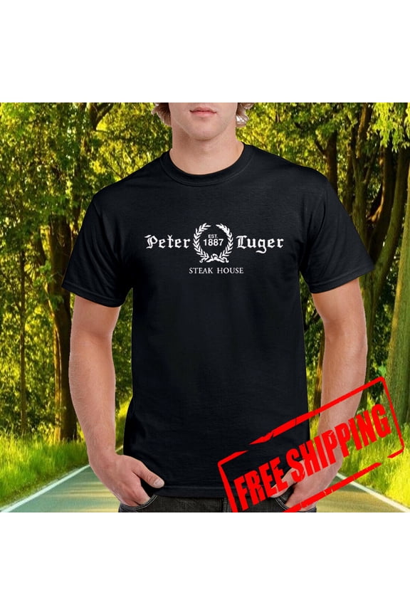 New PETER LUGER STEAKHOUSE Logo Men's T Shirt Size S - 5XL