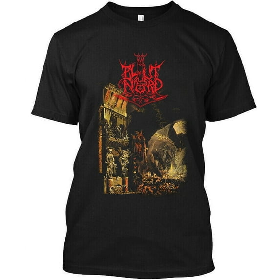 New POPULAR! Blut Aus Nord French Graphic Art Vintage Retro Logo T-Shirt S-4XL