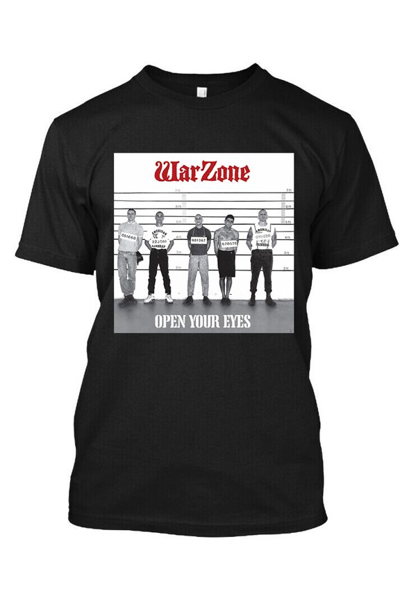 New POPULAR! Warzone Open Your Eyes American Music Graphic Logo T-Shirt S-4XL