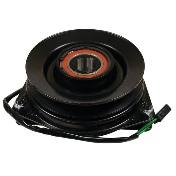 Electric PTO Clutch Compatible with Exmark Ferris Commercial Zero Turn Walk Behind Mower 1 1/8 Inch ID 6 Inch Pulley 5/8 Inch Belt Ogura Pigtail Included New Replaces 1030663