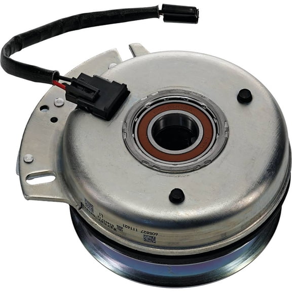 Electric PTO Clutch Compatible with Hustler Raptor 36 42 52 In Big Dog Excel 21.5-23HP Kawasaki FR651 FR691 Kohler 6600 7000 Zero Turn 1 1/8 ID 5 3/4 CCW 1/2 5/8 Belt Replaces 605827K