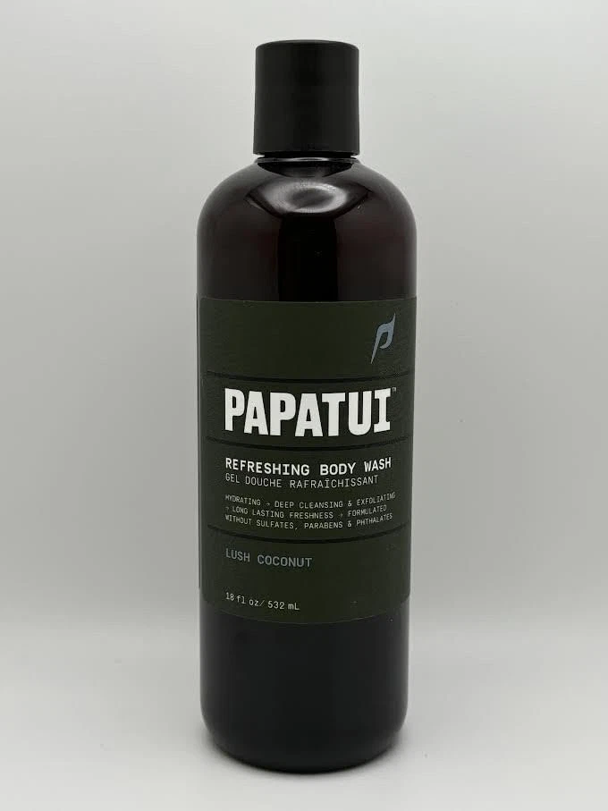 New PaPatui Refreshing Body Wash, Lush Coconut Scent, Deep Cleansing, 18 fl oz