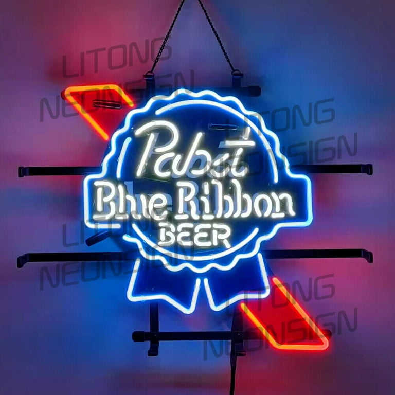 公式サイト - ハイブランドの新作が続々登場 New Pabst's 19 Sign Light Neon Lamp Beer Ribbon Blue アンティーク雑貨