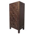 thumbnail image 1 of New Pacific Direct 2100001-AB 41.5 x 20.5 x 15 in. Silvestro Small Cabinet 4 Drawers, Antique Brown, 1 of 1