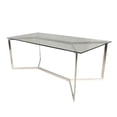 thumbnail image 1 of New Pacific Direct 6000011-SS 29.5 x 75 x 35.5 in. Campbell KD Dining Table, Stainless Steel, 1 of 1