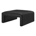 thumbnail image 1 of NPD Furniture Atkinson Faux Leather Coffee Table in Black, 1 of 13