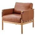 thumbnail image 1 of NPD Furniture Barclay PU Accent Arm Chair in Vintage Cider, 1 of 12