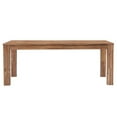 thumbnail image 1 of NPD Furniture Bedford 75" Rectangular Wood Dining Table in Brown, 1 of 8