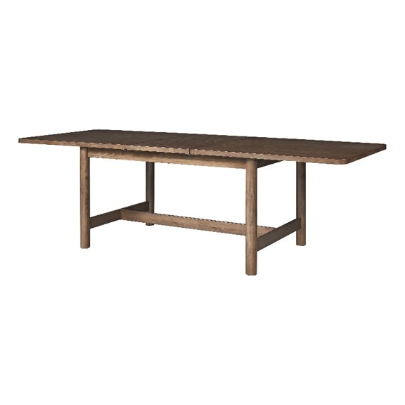 New Pacific Direct Bloomfield KD Butterfly Dining Table w/ 20" Ext in Brown