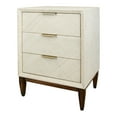 thumbnail image 1 of New Pacific Direct Brinley KD Nightstand/Side Table 3 Drawers Walnut Legs, 1 of 11