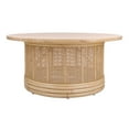 thumbnail image 1 of NPD Furniture Brisa Rattan Coffee Table w/ Wood Top, 1 of 7