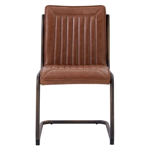 Cooper PU Chair Rubber Gold Frame