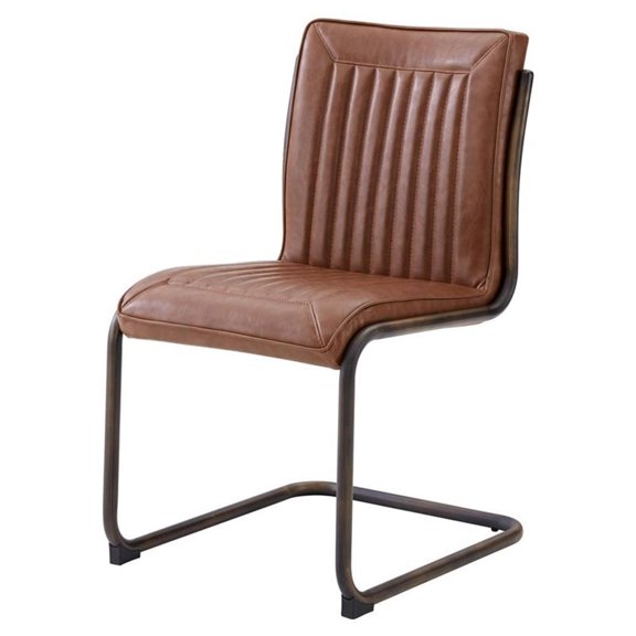 Cooper PU Chair Rubber Gold Frame