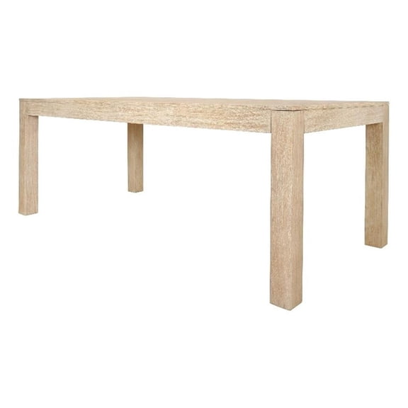 New Pacific Direct Covington KD 79" Dining Table in Brushed Natural