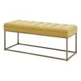 thumbnail image 1 of New Pacific Direct Darius KD Fabric Bench in Montello Yellow, 1 of 5