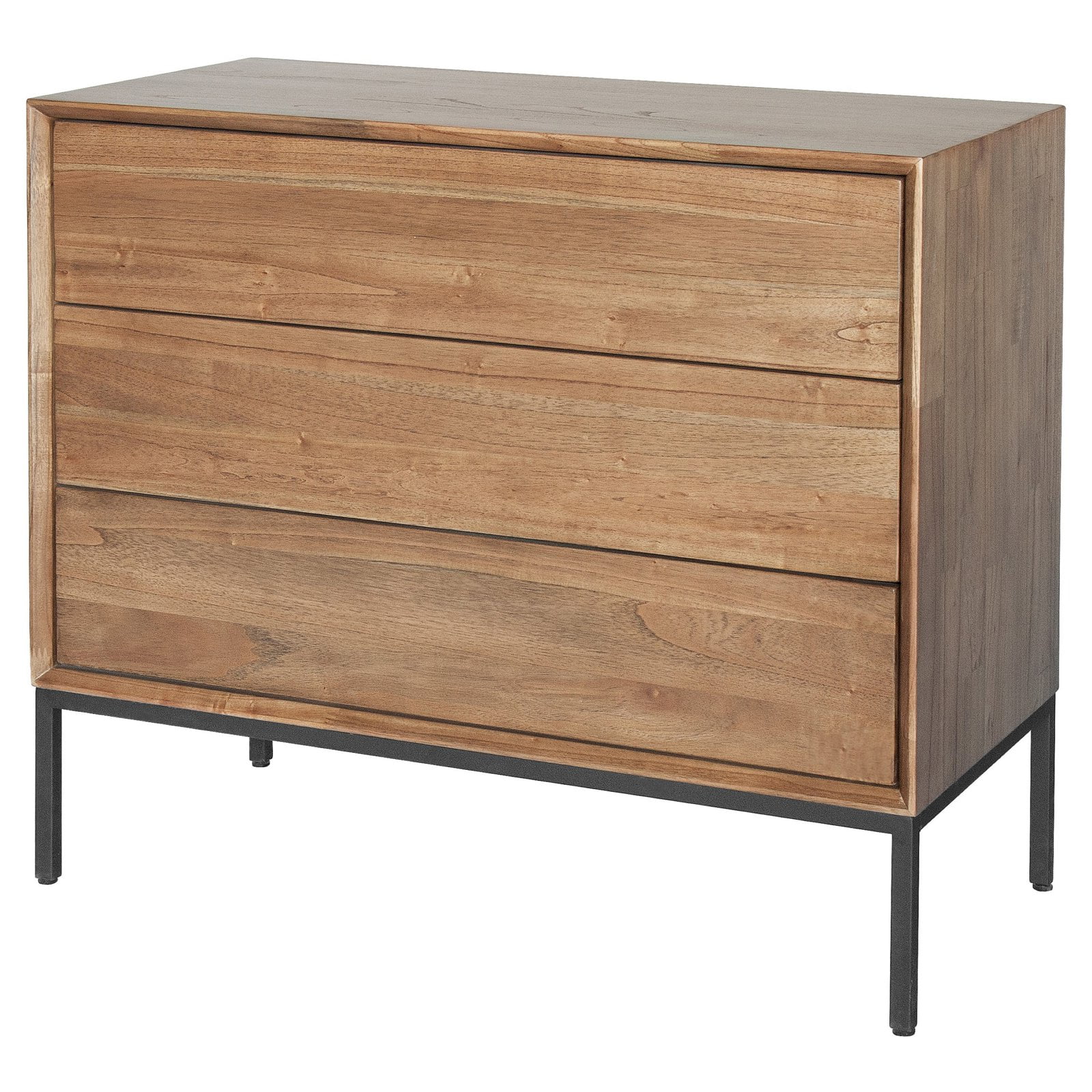 Hathaway Newton Brown 3-Drawer Industrial Chest