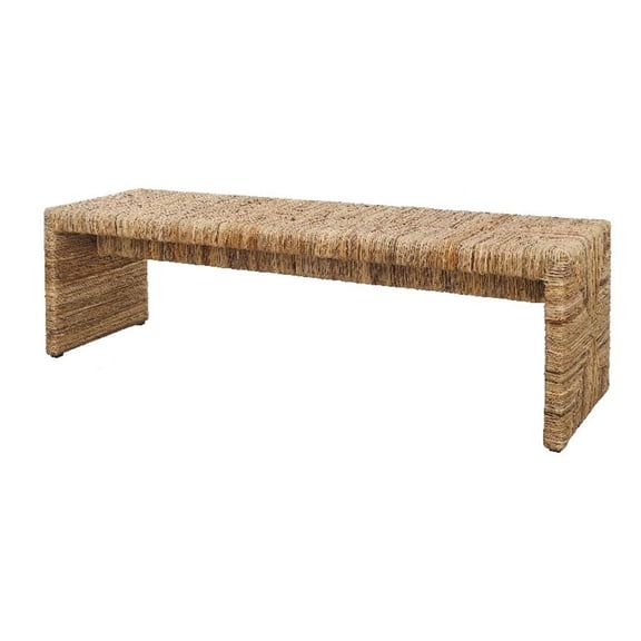 New Pacific Direct Kanza Abaca Bench in Natural