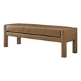 thumbnail image 1 of Lucca PU Bench, 1 of 9