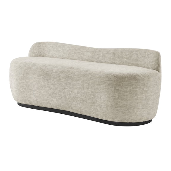New Pacific Direct Mandy Fabric Bench in Pasadena Beige