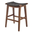 thumbnail image 1 of NPD Furniture Marco Faux Leather Backless Counter Stool in Black, 1 of 13