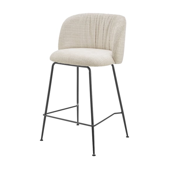 New Pacific Direct Millie Fabric Counter Stool, (Set of 2)