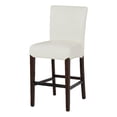 thumbnail image 1 of Milton Bonded Leather CTR Stool, White, 1 of 9