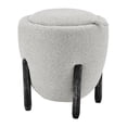 thumbnail image 1 of NPD Furniture Murphy Fabric Storage Ottoman in Horizon Gray, 1 of 4