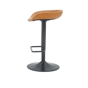 New Pacific Direct Rogue KD 31.5" Gaslift Bar Stool in Vintage Cedar (Set of 2)