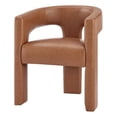 thumbnail image 1 of NPD Furniture Sherlyn Faux Leather Dining Side Chair in Vintage Cider, 1 of 16