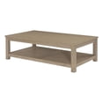 thumbnail image 1 of NPD Furniture Tiburon Solid Wood Coffee Table in Drifted Sand, 1 of 10
