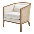 thumbnail image 1 of New Pacific Direct Tillman Rattan Accent Chair, Nettlewood Legs, Fully Assembled, 1 of 13