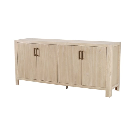 New Pacific Direct Trevin Buffet 72" 4 Doors in Weathered Sand