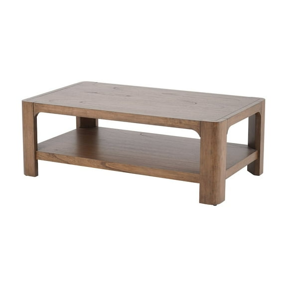New Pacific Direct Trevin KD Rectangular Coffee Table in Walnut