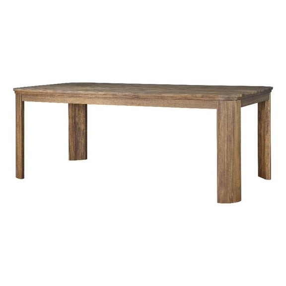 NPD Furniture Wilmington KD 79" Dining Table in Brushed Brown