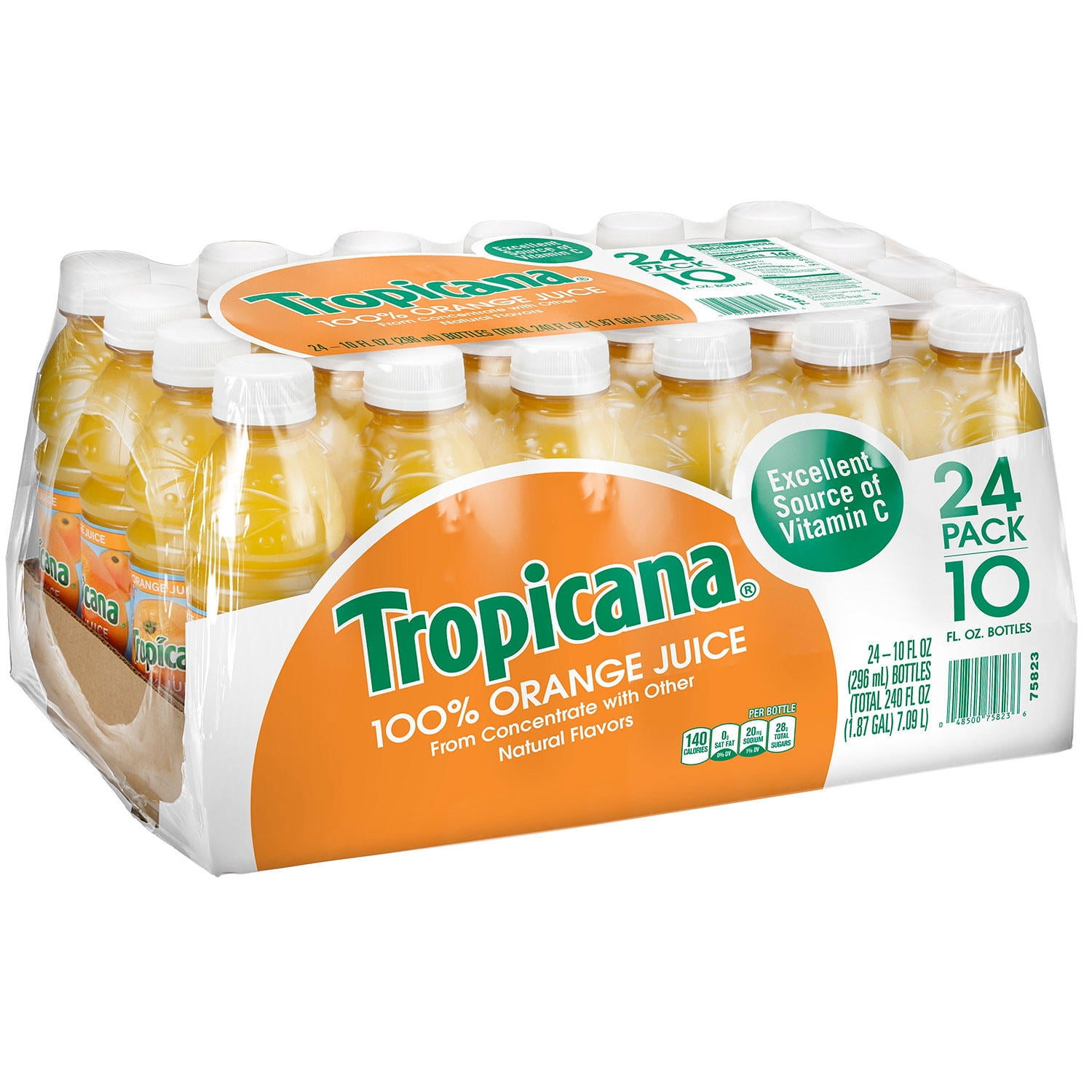 Tropicana 100% Orange Juice (10 oz., 24 pk.)