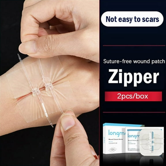 New Painless Suture Adhesive Wound Closure Wound Aid Patch Fast Hemostatic BWA