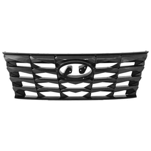 New Painted Gray Grille Assembly Compatible With Hyundai Tucson Preferred 4 Cyl 2.5L Tucson SEL 4 Cyl 2.5L Tucson SEL Plug-In Hybrid 4 Cyl 1.6L 2022-2024 By HY1200248 86350N9000