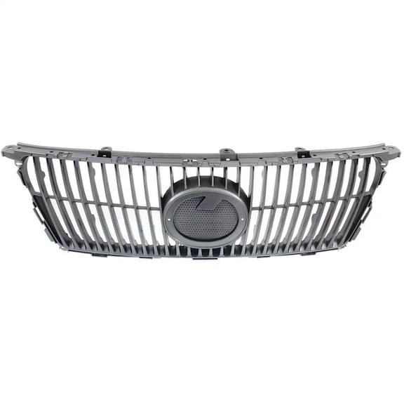 New Painted Gray Grille Assembly Compatible With Lexus IS250 Base 6 Cyl 2.5L IS350 Base 6 Cyl 3.5L 2011-2013 By LX1200140 5311253900