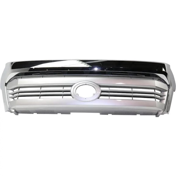 New Painted Silver Shell Grille Assembly Compatible With Toyota Tundra 1794 Edition 8 Cyl 5.7L 2014-2015 TO1200376 531000C330