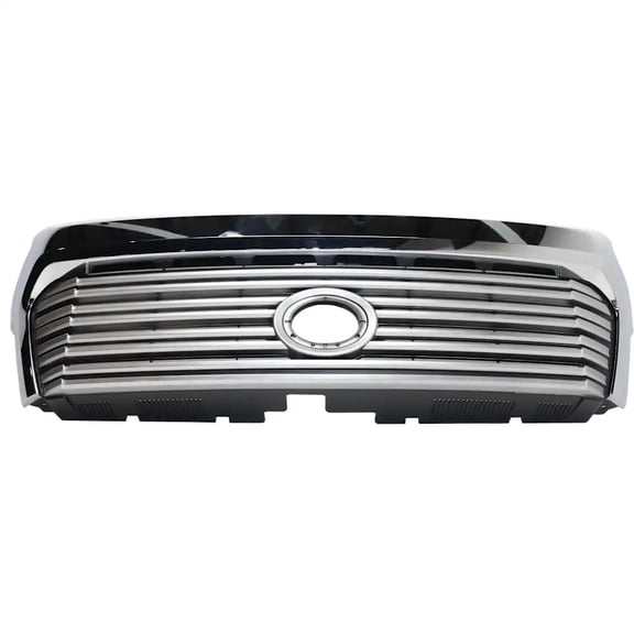 New Painted Silver Shell Grille Assembly Compatible With Toyota Tundra Limited 8 Cyl 5.7L 2014-2017 By 531000C310 TO1200374