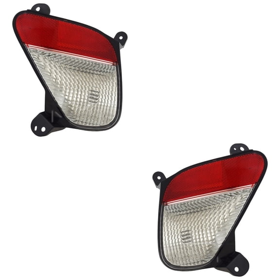 New Pair Of Back Up Lights Compatible With Mitsubishi Eclipse Cross GT Sport Utility Eclipse Cross Limited S Sport Utility 2018-2020 By MI2882104 MI2883104