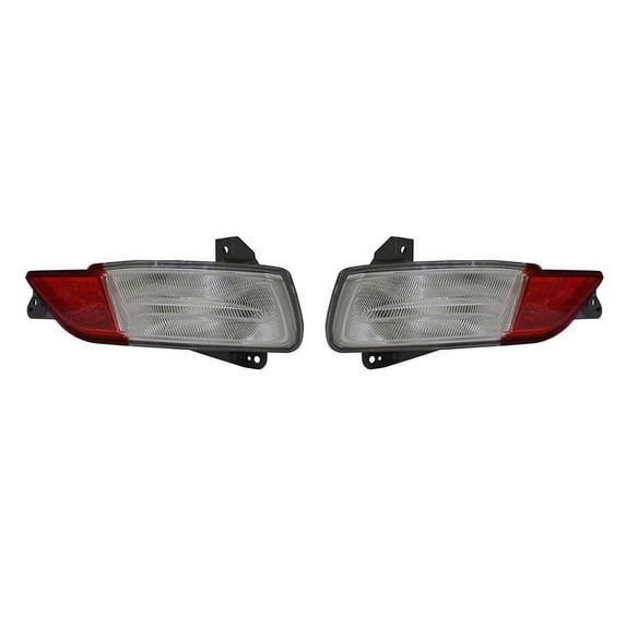 New Pair Back Up Lights Compatible Honda Pilot 2016 By Part Numbers 34500TG7A02 34550TG7A02 HO2883100