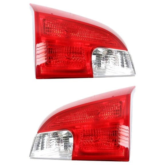 DRL Assembly Compatible with 2010-2017 GMC Terrain 2.4L 3.6L I4 LFX LF1/LFW 301HP Replaces GM2802105 20845444 20845443 2084544420845443 GM2803105 HALOGEN RED, CLEAR PLASTIC