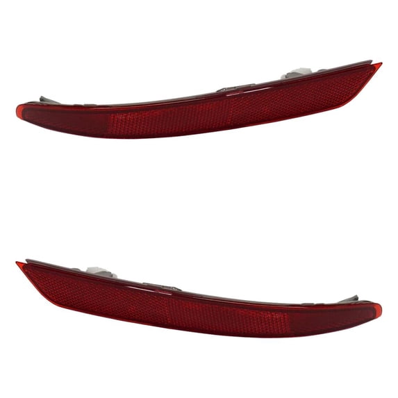 Rear Reflector Assembly Right Left Pair Compatible with 2016-2020 Infiniti QX60 Luxury Perfection Plus Pure Luxe Sensory 3.5L V6 SUV IN1184101 IN1185101 26560-8990D 26565-8990D