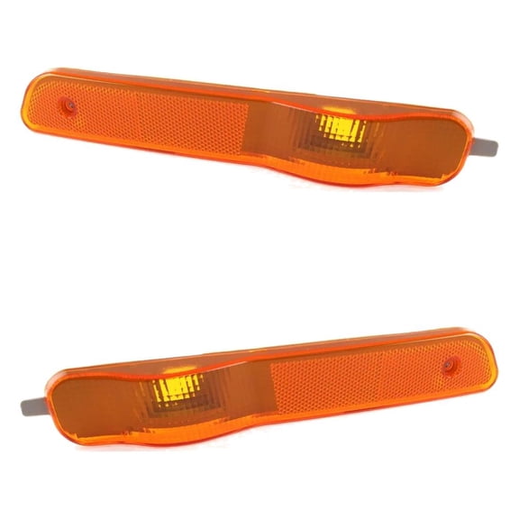 Halogen Side Marker Light Assembly Right Left Pair Compatible with 2000-2002 Saturn SL2 SL1 1.9L I4 DOHC Sedan SW2 Wagon S-Series 21110857 GM2550183