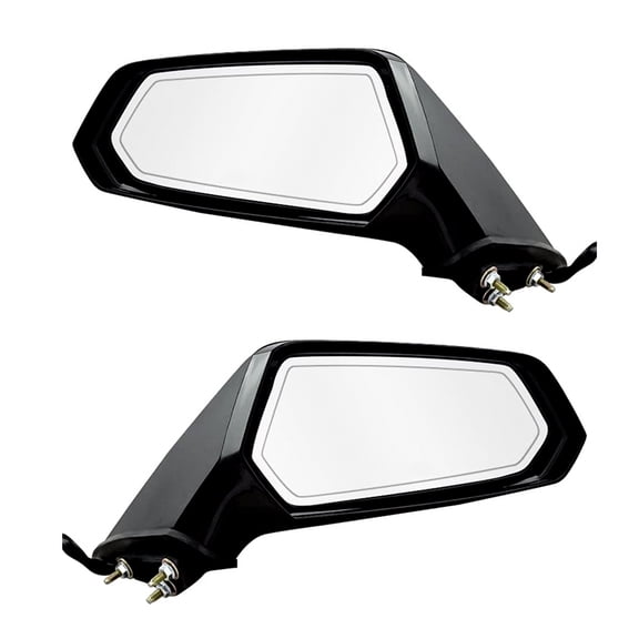 New Pair Of Door Mirrors Compatible With Chevrolet General Motors Gm Camaro 2Ss Ss 1Ss 1Lt 3.6L 6.2L 2010 2011 2012 2013 2014 2015 By Part Numbers 92247464 GM1321415 22762494 GM1320415