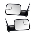 thumbnail image 1 of New Pair Of Door Mirrors Compatible With Chrysler Man Dodge RAM Laramie Sport 1500 3500 SRT10 TRX4 ST SLT SXT 2002-2007 2008 2009 By Part Numbers CH1321228 CH1320228 55077445AO, 1 of 2