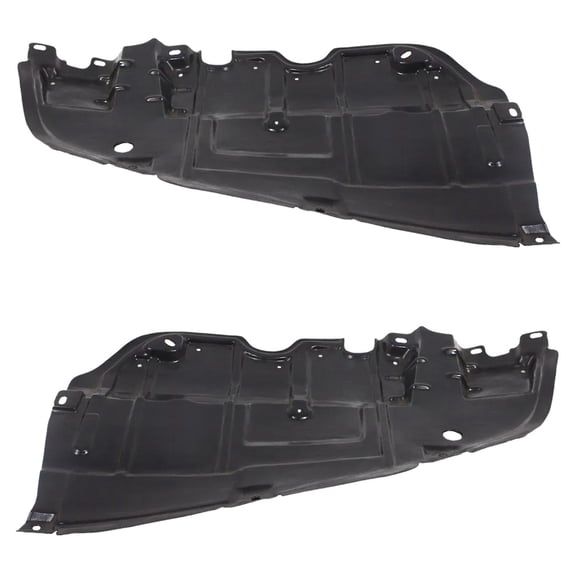 Engine Splash Guard Compatible with 2009-2012 Lexus Es350 Left And Right Plastic Guard 5144233120 Under Engine Undercarriage Protection Road Debris Shield Bolt-On Fit Direct Fit