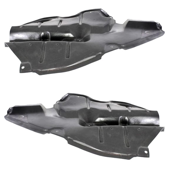 Engine Splash Guard Compatible with 2009-2016 Toyota Venza Left And Right Plastic Guard 514420T010 Under Engine Undercarriage Protection Road Debris Shield Bolt-On Fit Direct Fit