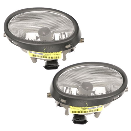 New Pair of Fog Lights Compatibile With ACURA Honda RSX TSX Accord Civic CR-V Fit Insight Type-S Base DX EX LX SE GX Si 1998-2014 By AC2593106 AC2592106 762405-66744-7 762405-66745-4
